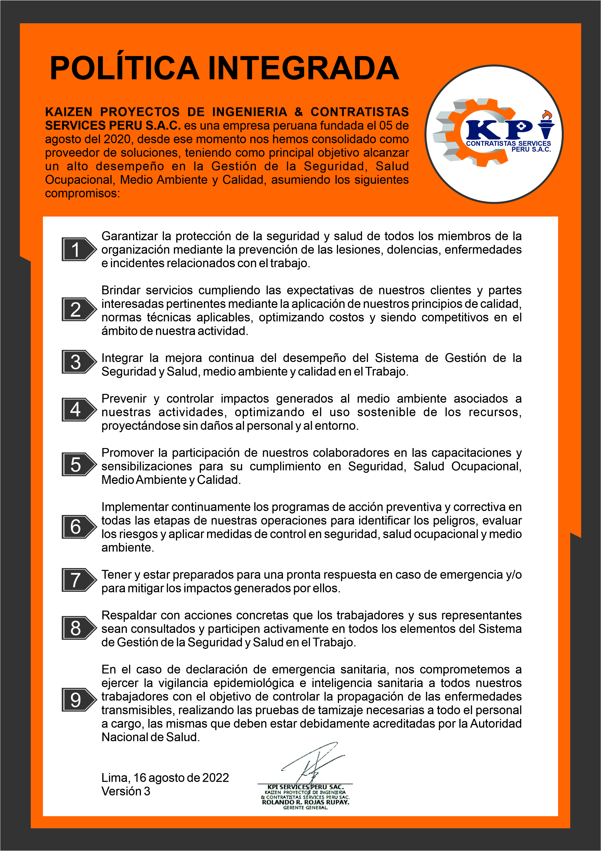 Nuestro Compromiso KPI